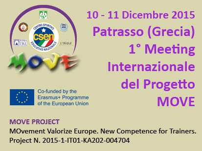 1° MEETING INTERNAZIONALE DEL PROGETTO MOVE