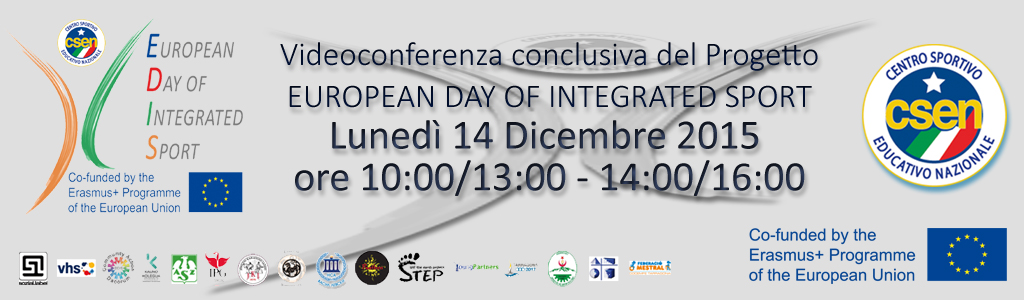 VIDEOCONFERENZA CONCLUSIVA DEL PROGETTO EUROPEAN DAY OF INTEGRATED SPORT 