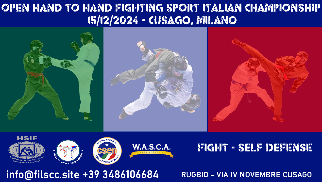 CAMPIONATO ITALIANO CSEN lotta corpo a corpo