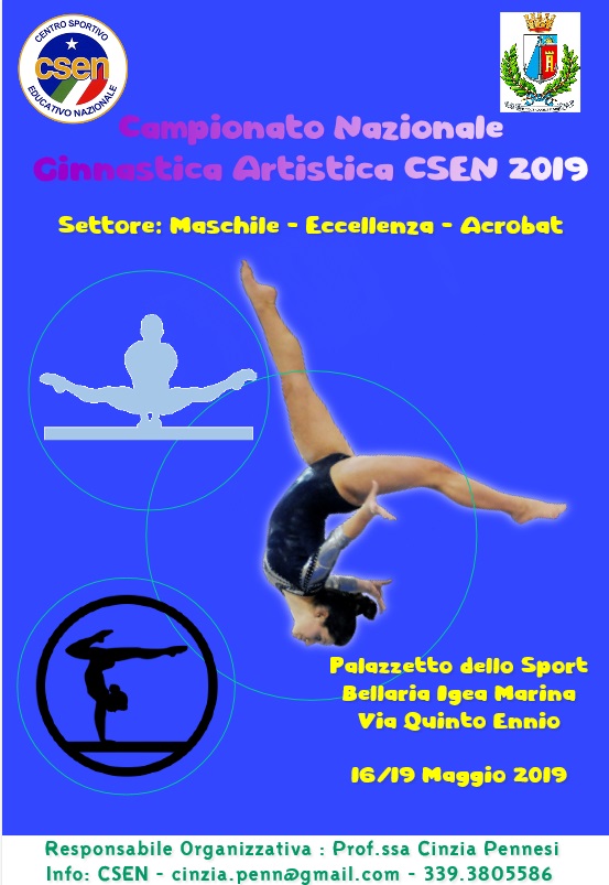 Eventi csen ginnastica artistica calendario 2021