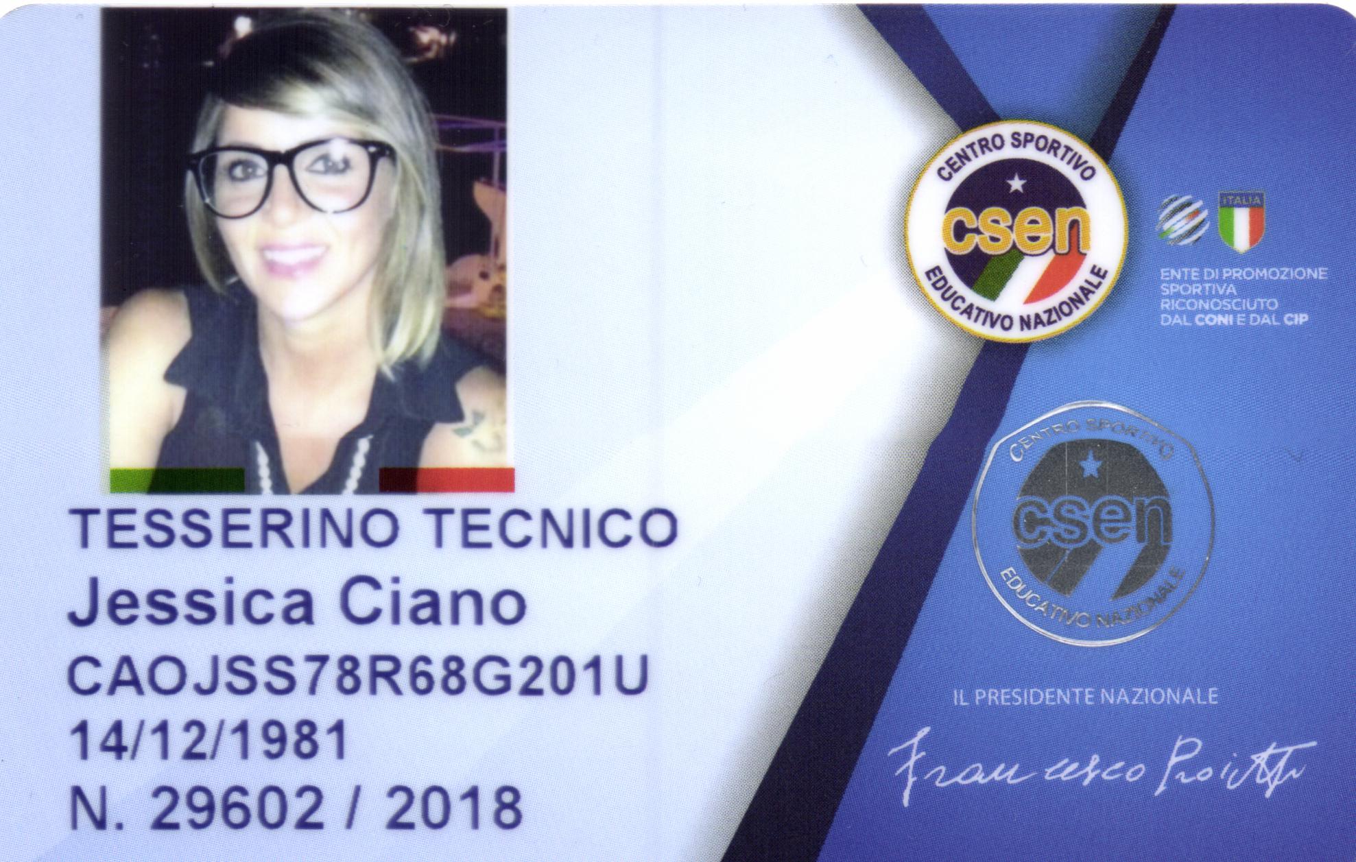 Tesserino Tecnico 2018