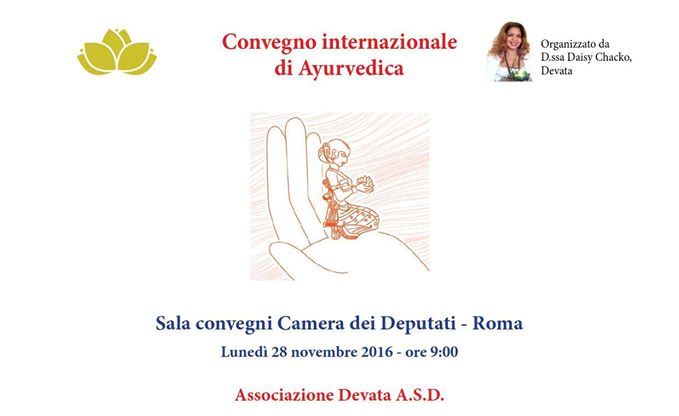 CONVEGNO INTERNAZIONALE DI AYURVEDICA 2016