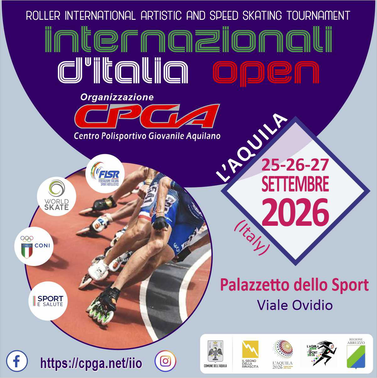 banner social IIO 2026 FISR corsa ITA