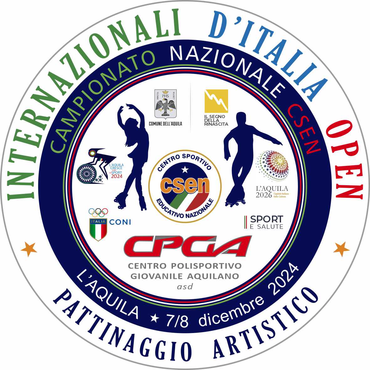 logo CPGA CSEN 2024 artistico